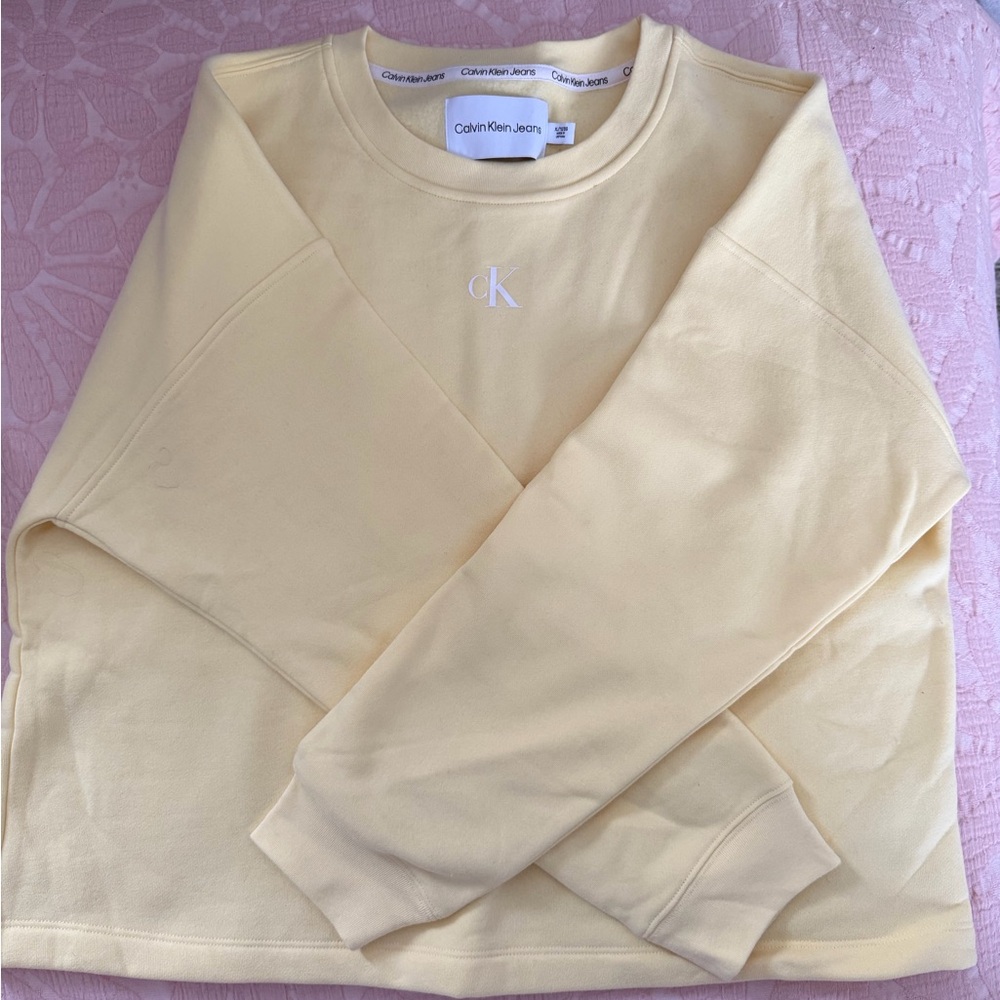 Calvin Klein Jeans Soft Yellow Crewneck